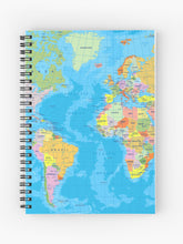 Load image into Gallery viewer, world map notebook 1#