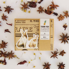 Load image into Gallery viewer, Small envelope & card - Rabbits