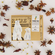 Load image into Gallery viewer, Small envelope & card - Polar bear