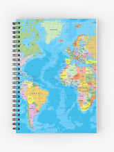 Load image into Gallery viewer, world map notebook 1#
