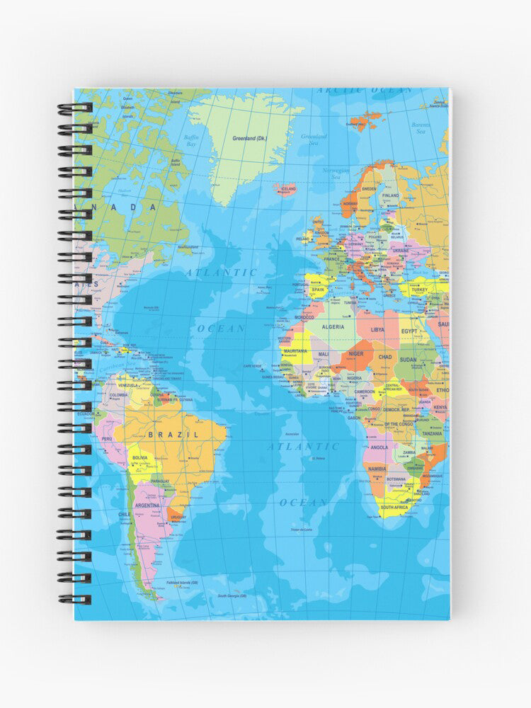 world map notebook 1#