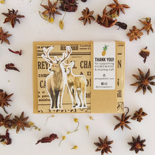 Load image into Gallery viewer, Small envelope &amp; card - Deer
